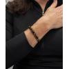 imageCherry Tree Collection  Small Medium Large Sizes  Gemstone Beaded Bracelets For Women and Men  8mm Round BeadsTriple Protection Gold