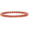 imageCherry Tree Collection  Small Medium Large Sizes  Gemstone Beaded Bracelets For Women and Men  4mm Round BeadsRed Jasper