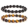 imageCherry Tree Collection  Small Medium Large Sizes  Gemstone Beaded Bracelets For Women and Men  8mm Round BeadsProtection Set