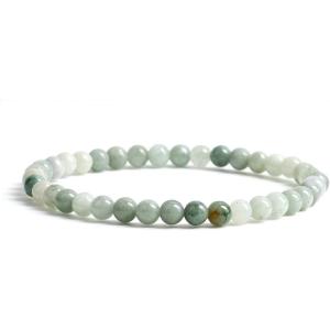 imageCherry Tree Collection  Small Medium Large Sizes  Gemstone Beaded Bracelets For Women and Men  4mm Round BeadsBurma Jade