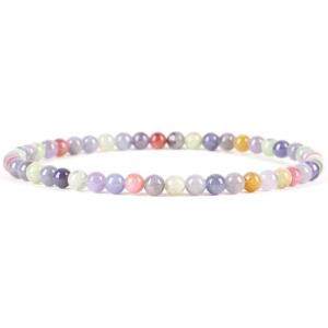imageCherry Tree Collection  Small Medium Large Sizes  Gemstone Beaded Bracelets For Women and Men  4mm Round BeadsTanzaniteTourmaline