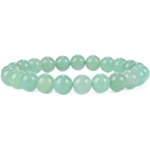 imageCherry Tree Collection  Small Medium Large Sizes  Gemstone Beaded Bracelets For Women and Men  8mm Round BeadsGreen Aventurine
