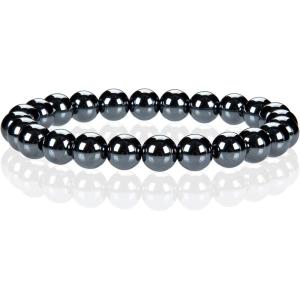 imageCherry Tree Collection  Small Medium Large Sizes  Gemstone Beaded Bracelets For Women and Men  8mm Round BeadsHematite