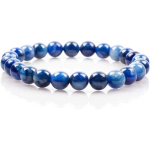 imageCherry Tree Collection  Small Medium Large Sizes  Gemstone Beaded Bracelets For Women and Men  8mm Round BeadsKyanite