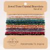 imageCherry Tree Collection  Crystal Bracelet Set of 12  For Women and Teens  6757quot To Fit Most Wrists  2x3mm Rondelle BeadsTwilight