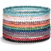 imageCherry Tree Collection  Crystal Bracelet Set of 12  For Women and Teens  6757quot To Fit Most Wrists  2x3mm Rondelle BeadsTwilight