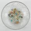 imageCherry Tree Collection  6mm Lace Agate Blue Gemstone Round Beads for Jewelry Making  1 Strand  60 PCSamazonite multi