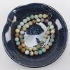 imageCherry Tree Collection  6mm Lace Agate Blue Gemstone Round Beads for Jewelry Making  1 Strand  60 PCSamazonite multi