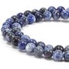 imageCherry Tree Collection  6mm Lace Agate Blue Gemstone Round Beads for Jewelry Making  1 Strand  60 PCSsodalite
