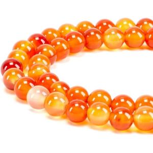 imageCherry Tree Collection  6mm Lace Agate Blue Gemstone Round Beads for Jewelry Making  1 Strand  60 PCScarnelian