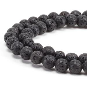 imageCherry Tree Collection  6mm Lace Agate Blue Gemstone Round Beads for Jewelry Making  1 Strand  60 PCSlava