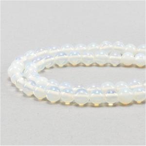 imageCherry Tree Collection  6mm Lace Agate Blue Gemstone Round Beads for Jewelry Making  1 Strand  60 PCSopalite