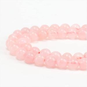 imageCherry Tree Collection  6mm Lace Agate Blue Gemstone Round Beads for Jewelry Making  1 Strand  60 PCSrose quartz