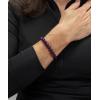 imageCherry Tree Collection Gemstone Beaded Stretch Bracelet 8mm Round Beads 7quotAmethyst