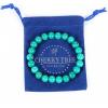 imageCherry Tree Collection Gemstone Beaded Stretch Bracelet 8mm Round Beads 7quotGreen Turquoise Howlite