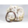 imageCherry Tree Collection Gemstone Beaded Stretch Bracelet 8mm Round Beads 7quotRed Brecciated Jasper Faceted