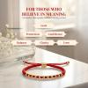imageCherry Tree Collection Lucky Red String  Bead Bracelet  for Protection ampamp Good Luck  Adjustable Red Thread Bracelet for Men ampamp Women Bracelet for Protection Luck and AbundanceBead