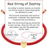 imageCherry Tree Collection Lucky Red String  Bead Bracelet  for Protection ampamp Good Luck  Adjustable Red Thread Bracelet for Men ampamp Women Bracelet for Protection Luck and AbundanceHeart