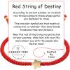 imageCherry Tree Collection Lucky Red String  Bead Bracelet  for Protection ampamp Good Luck  Adjustable Red Thread Bracelet for Men ampamp Women Bracelet for Protection Luck and AbundanceStar