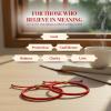 imageCherry Tree Collection Lucky Red String  Bead Bracelet  for Protection ampamp Good Luck  Adjustable Red Thread Bracelet for Men ampamp Women Bracelet for Protection Luck and AbundanceSet of Plain