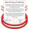 imageCherry Tree Collection Lucky Red String  Bead Bracelet  for Protection ampamp Good Luck  Adjustable Red Thread Bracelet for Men ampamp Women Bracelet for Protection Luck and AbundanceSet of Plain