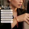 imageCherry Tree Collection Lucky Red String  Bead Bracelet  for Protection ampamp Good Luck  Adjustable Red Thread Bracelet for Men ampamp Women Bracelet for Protection Luck and AbundanceBead