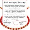 imageCherry Tree Collection Lucky Red String  Bead Bracelet  for Protection ampamp Good Luck  Adjustable Red Thread Bracelet for Men ampamp Women Bracelet for Protection Luck and AbundanceBead