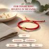 imageCherry Tree Collection Lucky Red String  Bead Bracelet  for Protection ampamp Good Luck  Adjustable Red Thread Bracelet for Men ampamp Women Bracelet for Protection Luck and AbundanceHeart