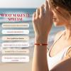 imageCherry Tree Collection Lucky Red String  Bead Bracelet  for Protection ampamp Good Luck  Adjustable Red Thread Bracelet for Men ampamp Women Bracelet for Protection Luck and AbundanceStar
