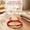 imageCherry Tree Collection Lucky Red String  Bead Bracelet  for Protection ampamp Good Luck  Adjustable Red Thread Bracelet for Men ampamp Women Bracelet for Protection Luck and AbundanceCoin