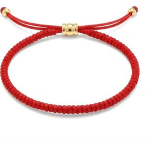 imageCherry Tree Collection Lucky Red String  Bead Bracelet  for Protection ampamp Good Luck  Adjustable Red Thread Bracelet for Men ampamp Women Bracelet for Protection Luck and AbundancePlain
