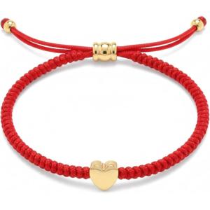 imageCherry Tree Collection Lucky Red String  Bead Bracelet  for Protection ampamp Good Luck  Adjustable Red Thread Bracelet for Men ampamp Women Bracelet for Protection Luck and AbundanceHeart