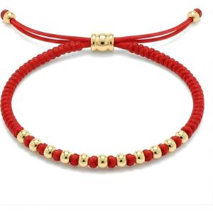 imageCherry Tree Collection Lucky Red String  Bead Bracelet  for Protection ampamp Good Luck  Adjustable Red Thread Bracelet for Men ampamp Women Bracelet for Protection Luck and AbundanceBead