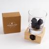 imageCherry Tree Collection  Whisky Stones  Crystal Water Infusion Stones  Natural Gemstones  Set of 6  Botswana AgateBlack Obsidian