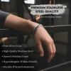 image:imageStainless Steel Cuban Link Bracelet for Men Classic Chain Bracelet  Mens Bracelets in SilverGoldBlack  Meaningful Gift for Son Husband Dad amp Boyfriend  Hypoallergenic Jewelry with Gift BoxDadSilver