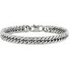 image:imageStainless Steel Cuban Link Bracelet for Men Classic Chain Bracelet  Mens Bracelets in SilverGoldBlack  Meaningful Gift for Son Husband Dad amp Boyfriend  Hypoallergenic Jewelry with Gift BoxHusbandSilver