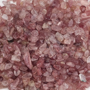 image:imageCherry Tree Collection 12 Pound Polished Tumbled Gemstone Chips Pebbles Crystal Chips Bulk for Jewelry Making Healing Plants Succulents Aquariums Decoration Chakra PeridotSStrawberry Quartz