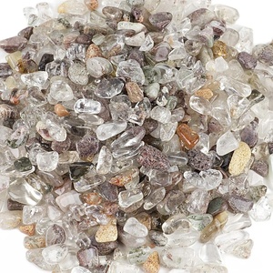 image:imageCherry Tree Collection 12 Pound Polished Tumbled Gemstone Chips Pebbles Crystal Chips Bulk for Jewelry Making Healing Plants Succulents Aquariums Decoration Chakra PeridotSPhantom Quartz