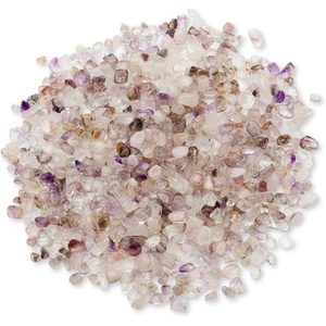 image:imageCherry Tree Collection 12 Pound Polished Tumbled Gemstone Chips Pebbles Crystal Chips Bulk for Jewelry Making Healing Plants Succulents Aquariums Decoration Chakra PeridotSSuper Seven